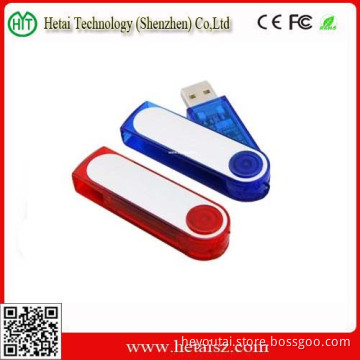 Plastic Swivel USB Flash Drive with CE RoHS and FCC